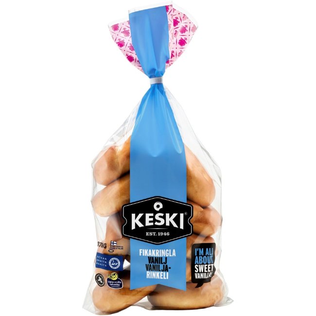 Сушки с ароматом ванили Keski 378 гр
