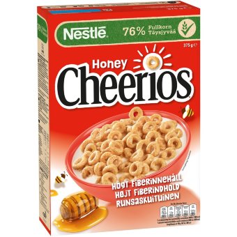 Хрустящие цельнозерновые хлопья Nestlé Cheerios с медом 375 гр