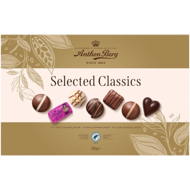 Шоколадный набор конфет Anthon Berg Selected Classics RA 230 гр