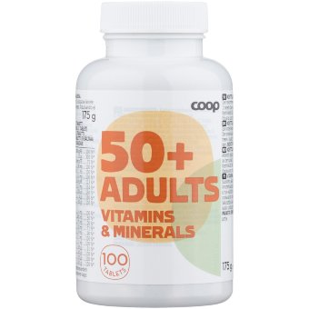 Витаминно-минеральная добавка Coop 50+ 100 шт