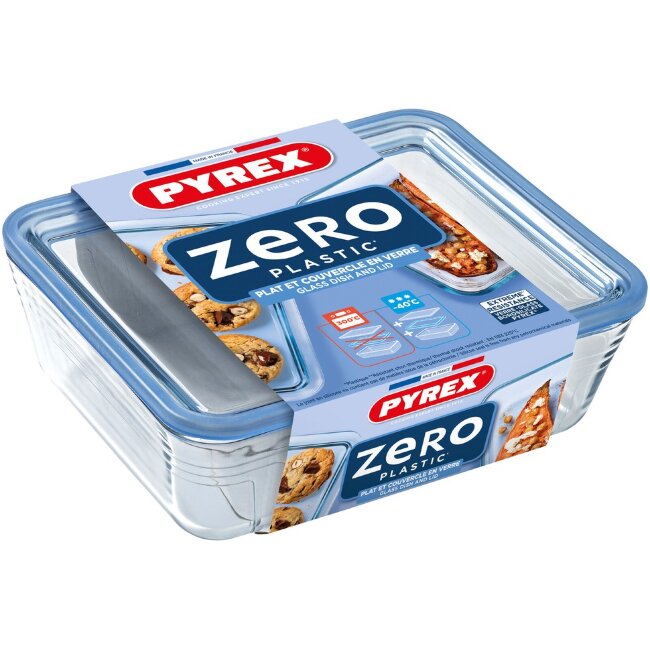 Стеклянная форма для запекания Pyrex с крышкой из стекла 24 x 19 x 8 см 2,6 л Pure Glass Стеклянная форма для запекания Pyrex с крышкой из стекла 24 x 19 x 8 см 2,6 л Pure Glass