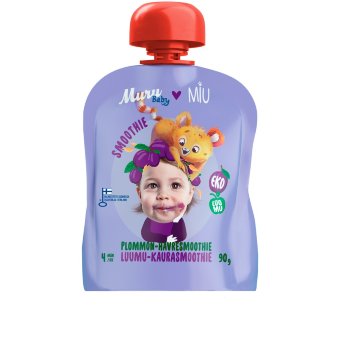 Детский смузи с черносливом и овсом Muru Baby MIU от 4 мес 90 гр