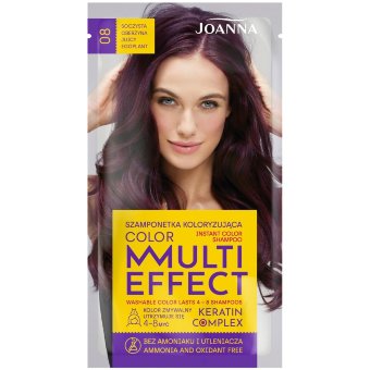 Шампунь с тонирующим эффектом Joanna Multi Effect Juicy Eggplant 08