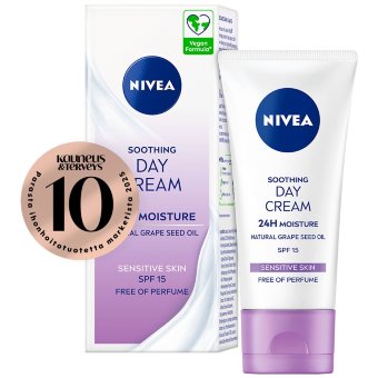 Дневной крем NIVEA 50 мл с успокаивающим эффектом и SPF 15