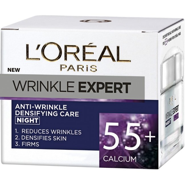 Подтягивающий ночной крем L'Oréal Paris Wrinkle Expert 55+ против морщин 50 мл