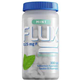 Flux mint для укрепления зубов со вкусом мяты 300 таб.