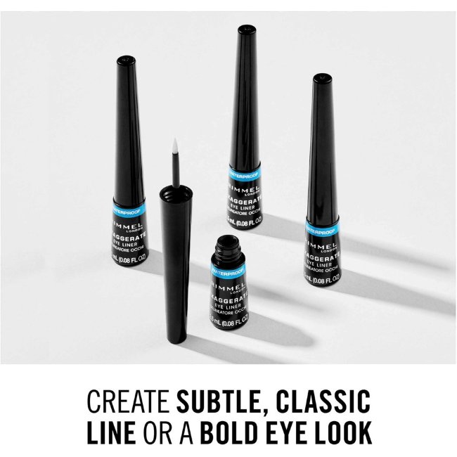 Жидкая подводка для глаз Rimmel Scandaleyes 2,5 мл 001 black