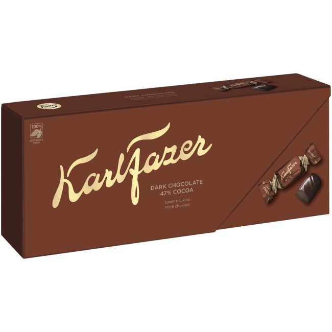 Конфеты с темным шоколадом 47% Karl Fazer 270 гр