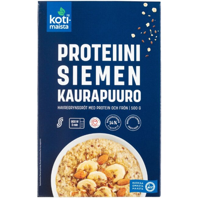 Каша овсяная с белком и семенами Kotimaista 500 гр