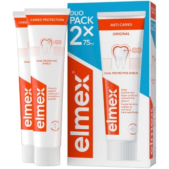 Зубная паста антикариес Elmex 2х75 мл
