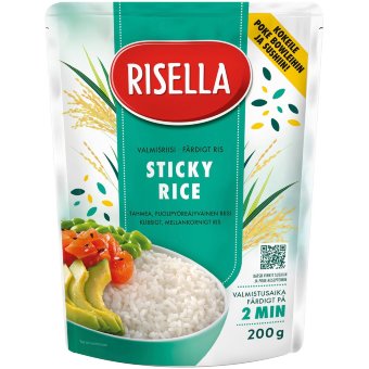 Готовый рис Sticky Rice Risella 200 гр