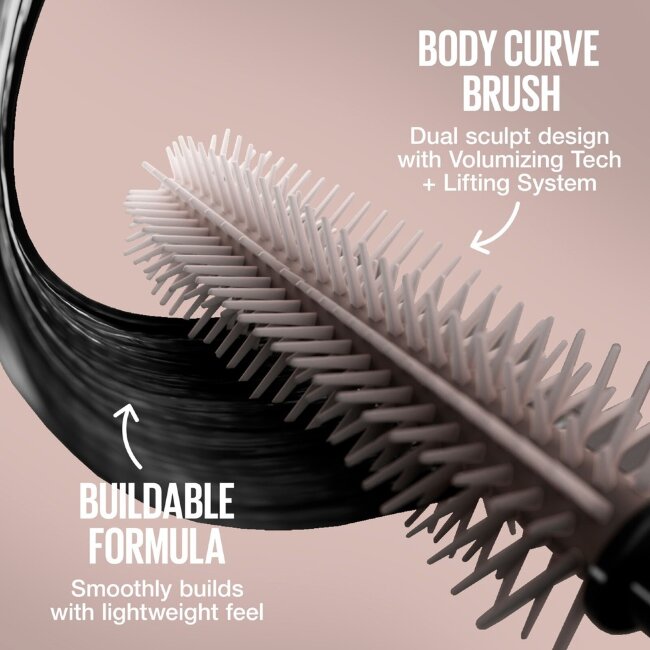 Водостойкая тушь для ресниц Maybelline New York Lash Sensational Body Very Black 9,7 мл Водостойкая тушь для ресниц Maybelline New York Lash Sensational Body Very Black 9,7 мл