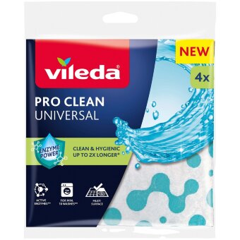 Универсальные салфетки для уборки Vileda Pro Clean 4 шт