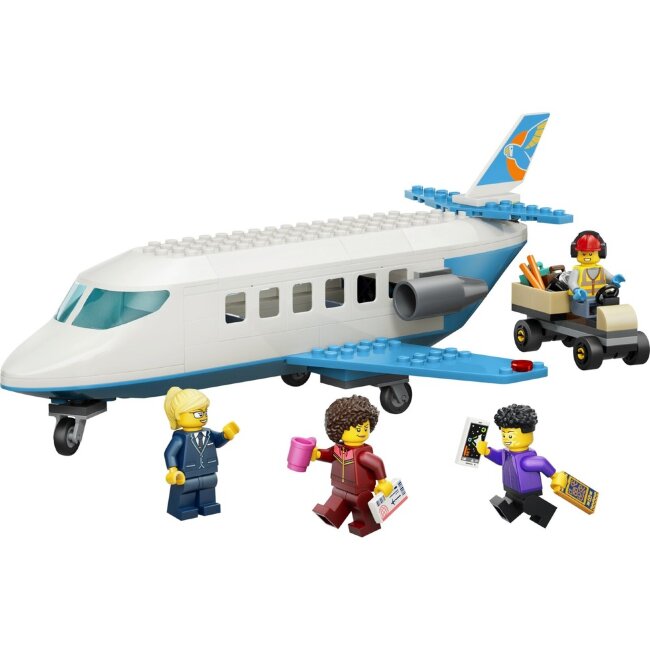 Игрушечный пассажирский реактивный самолет LEGO® City Great Vehicles 60492 Игрушечный пассажирский реактивный самолет LEGO® City Great Vehicles 60492