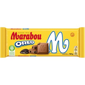 Шоколад Marabou с печеньем Oreo 160 гр