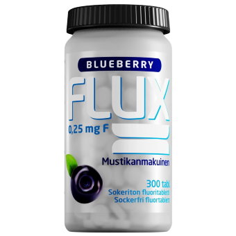 Flux blueberry для укрепления зубов со вкусом черники 300 таб.