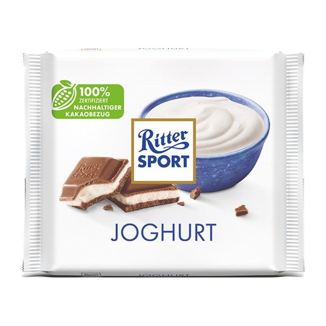 Шоколад Ritter Sport Joghurt ( йогурт ) 100 гр