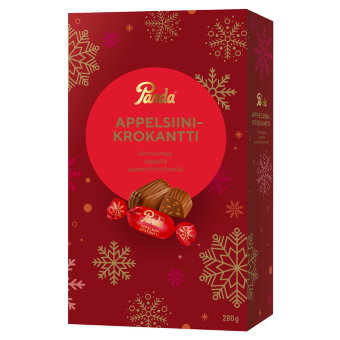 Шоколадные конфеты с апельсином и карамелью Panda 280 гр