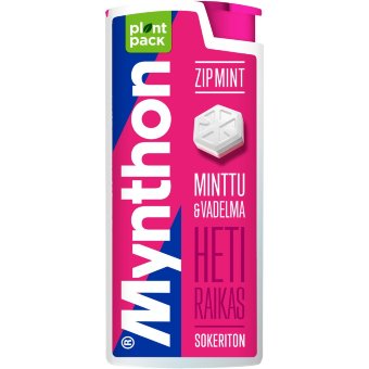 Пастилки Mynthon Zip Mint с малиной 30 гр