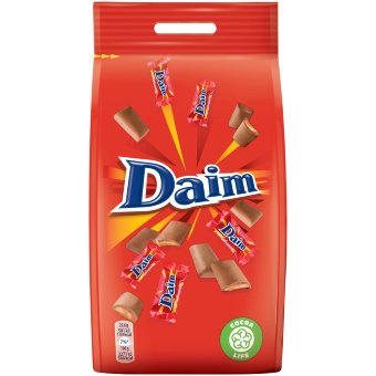 Конфеты с карамельной начинкой в шоколаде Daim 140 гр