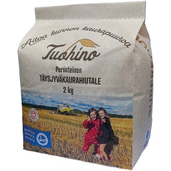 Цельнозерновые овсяные хлопья Tuohino 2 кг