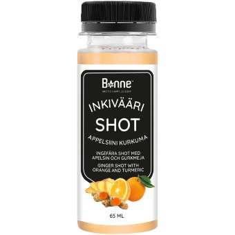 Шот Bonne с имбирём, апельсином и куркумой 65 мл Шот Bonne с имбирём, апельсином и куркумой 65 мл