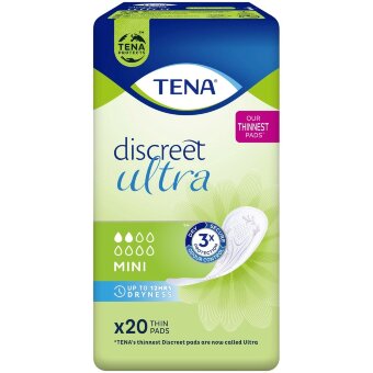 Прокладки TENA Disc. Ultra side Mini 20 шт Прокладки TENA Disc. Ultra side Mini 20 шт