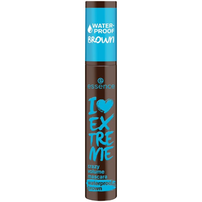 Водостойкая тушь для ресниц essence I LOVE EXTREME crazy volume коричневая 01 Cozy Brown 12 мл Водостойкая тушь для ресниц essence I LOVE EXTREME crazy volume коричневая 01 Cozy Brown 12 мл