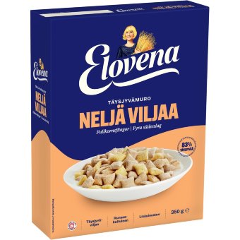 Злаковые хлопья Elovena 4 злака 350 гр