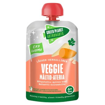 Овощное органическое детское питание Green Planet Astronauts батат с киноа 100 гр 6 мес+