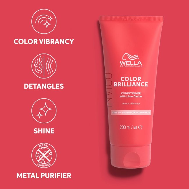 Кондиционер для тонких волос Wella Professionals Invigo Color Brilliance 200 мл