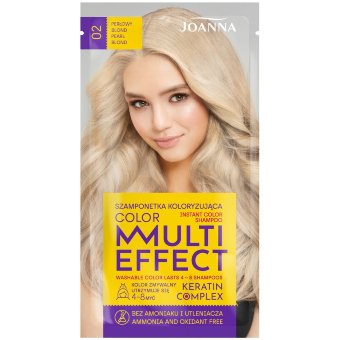 Тонирующий шампунь Joanna Multi Effect Pearl Blond 02