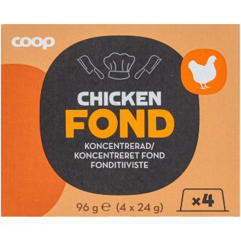 Желе куриного бульона концентрированное Coop 4х24гр