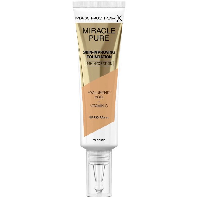 Тональная основа Max Factor Miracle Pure 55 Beige 30 мл