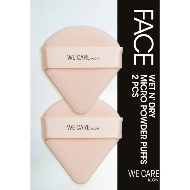 Пудровая вуаль WE CARE ICON Wet n' Dry Micro Powder Puffs (уп 2 шт)