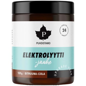 Электролитный порошок Puhdistamo со вкусом лимона и колы 120 гр