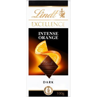 Шоколад Lindt Еxcellence темный с кусочками апельсина и миндаля 100 гр