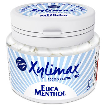 Леденцы с ментолом и эвкалиптом Fazer Xylimax Pro 90 гр Леденцы с ментолом и эвкалиптом Fazer Xylimax Pro 90 гр