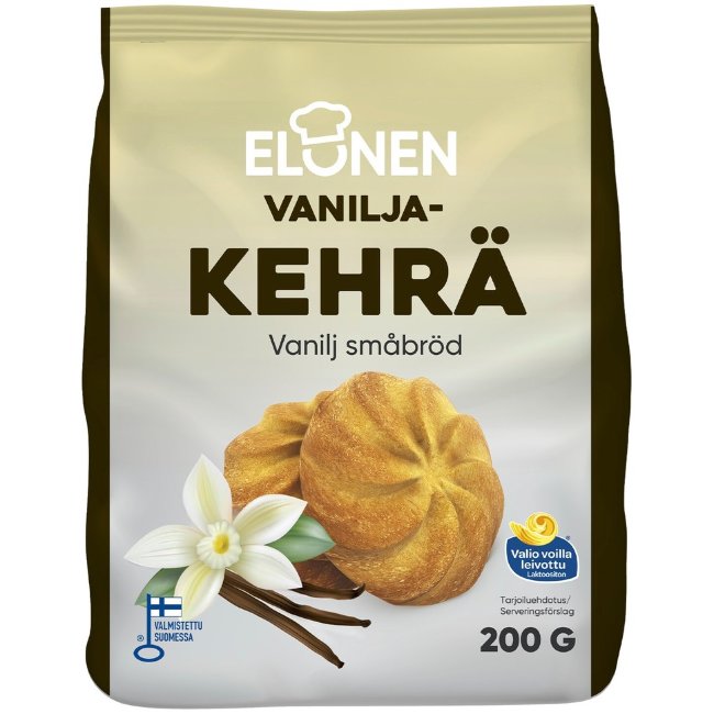 Печенье с ванильным вкусом Elonen 200 гр