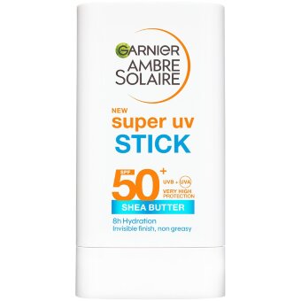 Солнечный защитный стик Garnier Ambre Solaire Super UV SPF50 18 мл для нормальной кожи