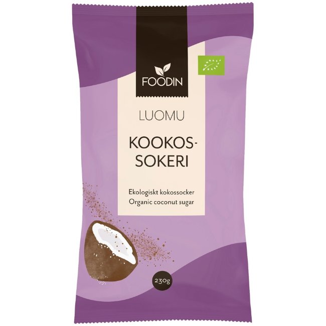 Кокосовый органический сахар Foodin Kookossokeri Luomu 230 гр
