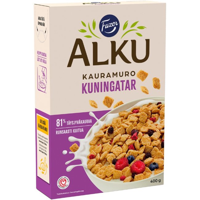 Хрустящие хлопья овсяные Fazer Alku Kuningatar 400 гр