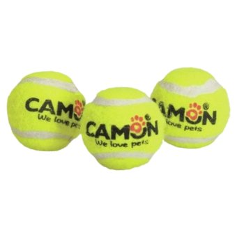 Игрушка для собак Camon теннисный мяч 3 шт/уп 6,2 см