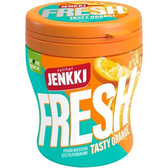 Жевательная резинка Jenkki Fresh Tasty Orange с ксилитом 70 гр