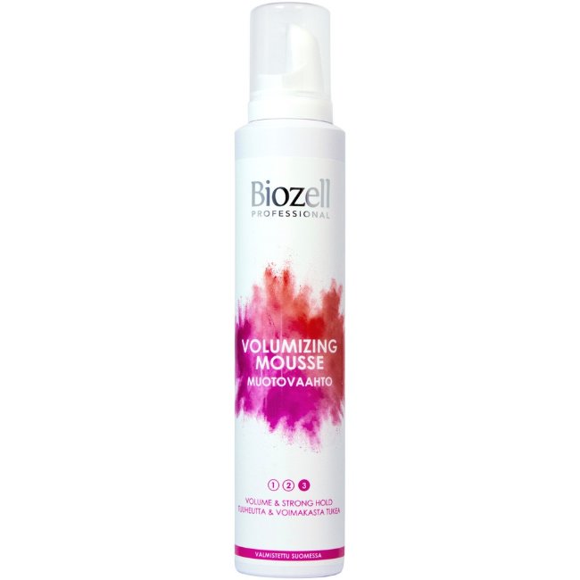 Мусс для укладки Biozell Professional, сильная фиксация 200 мл
