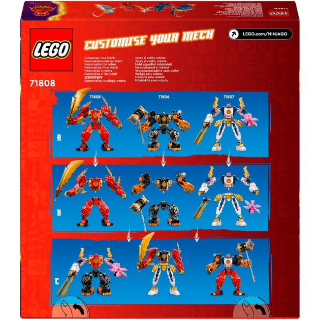 Робот-элемент огня Кай LEGO Ninjago 71808 Робот-элемент огня Кай LEGO Ninjago 71808