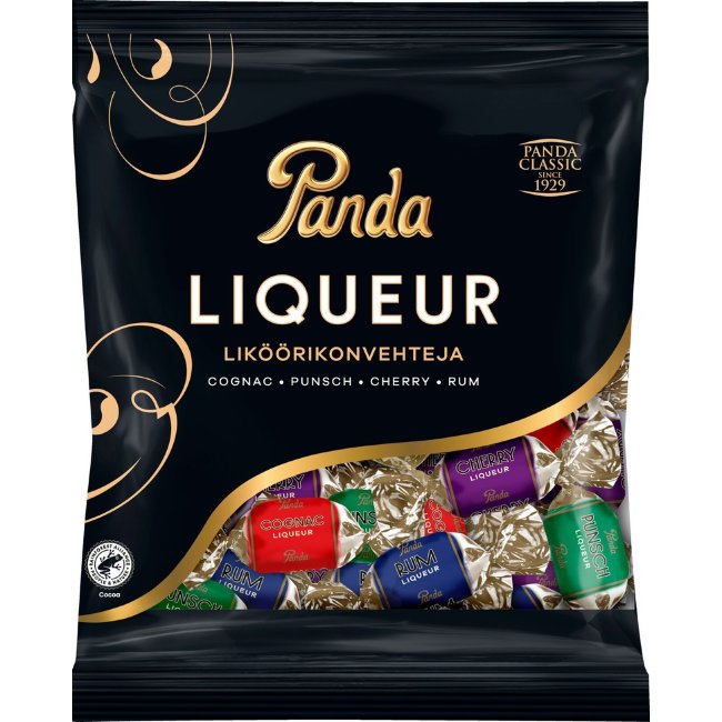 Шоколадные конфеты (коньяк, пунш, ром) Panda 250 гр