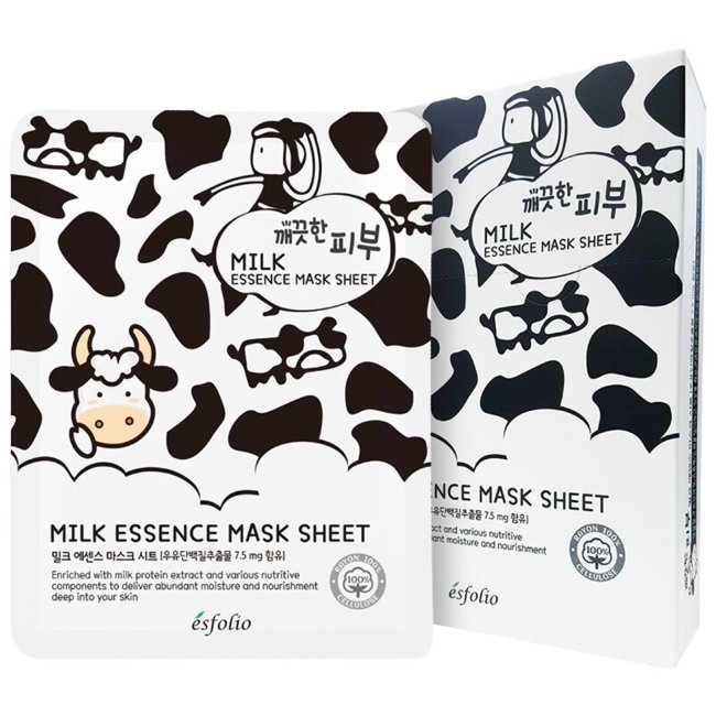 Тканевая маска Esfolio Milk Essence