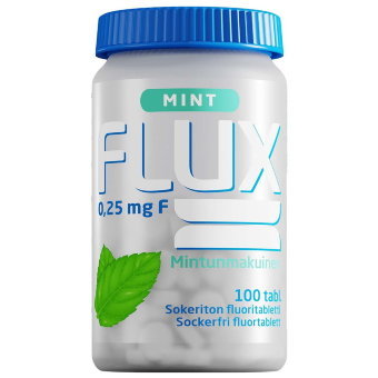 Flux mint для укрепления зубов со вкусом мяты 100 таб. 