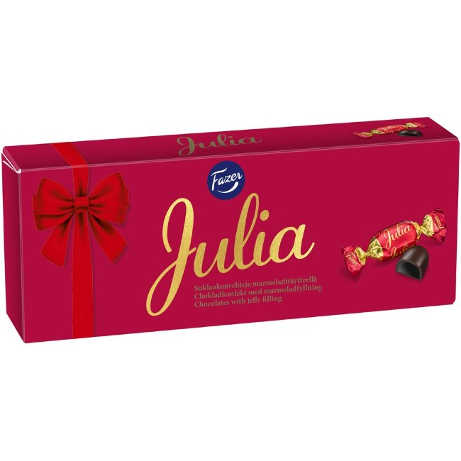 Конфеты из темного шоколада с мармеладом Julia 295 гр